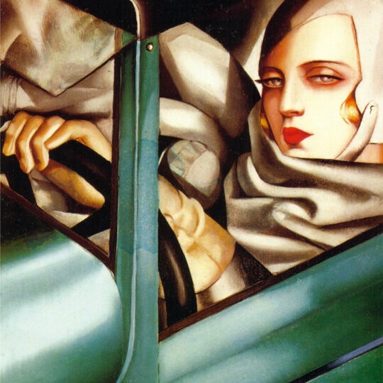 tamara de lempicka autoportrait tamara dans la bugatti verte