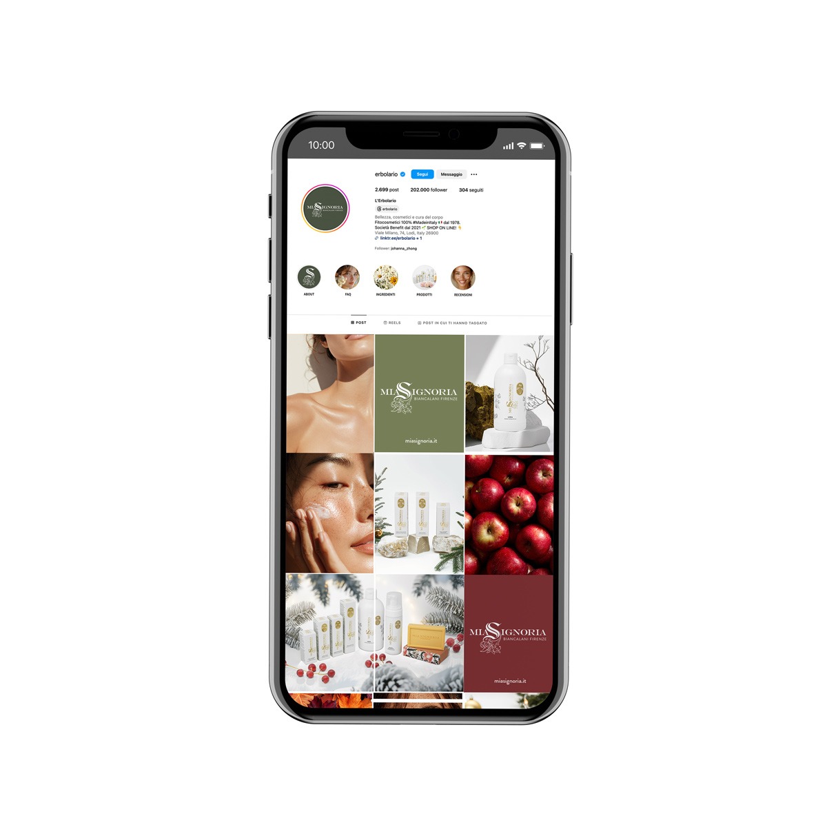 iPhone X mockup front