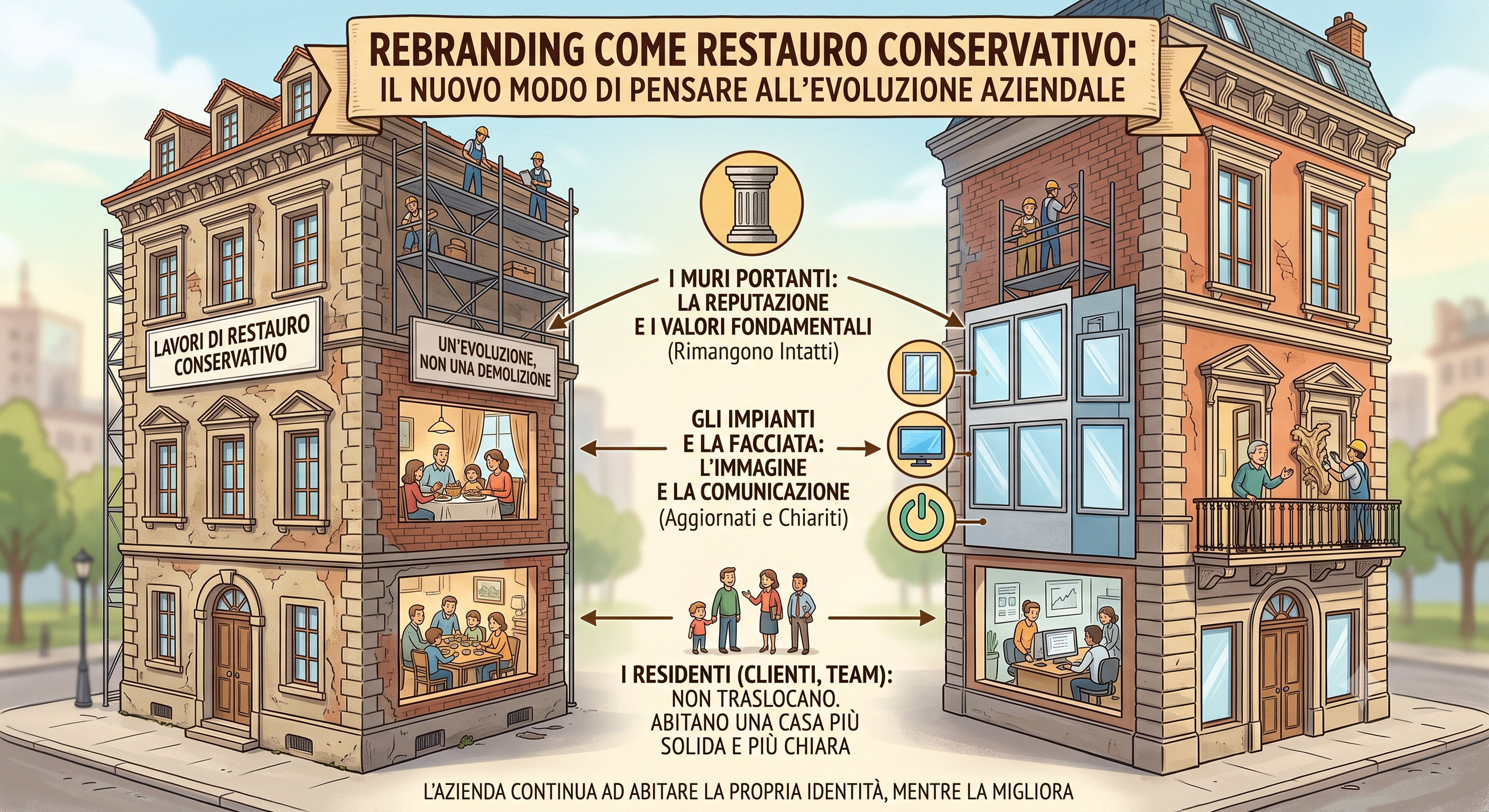 Rebranding senza traumi