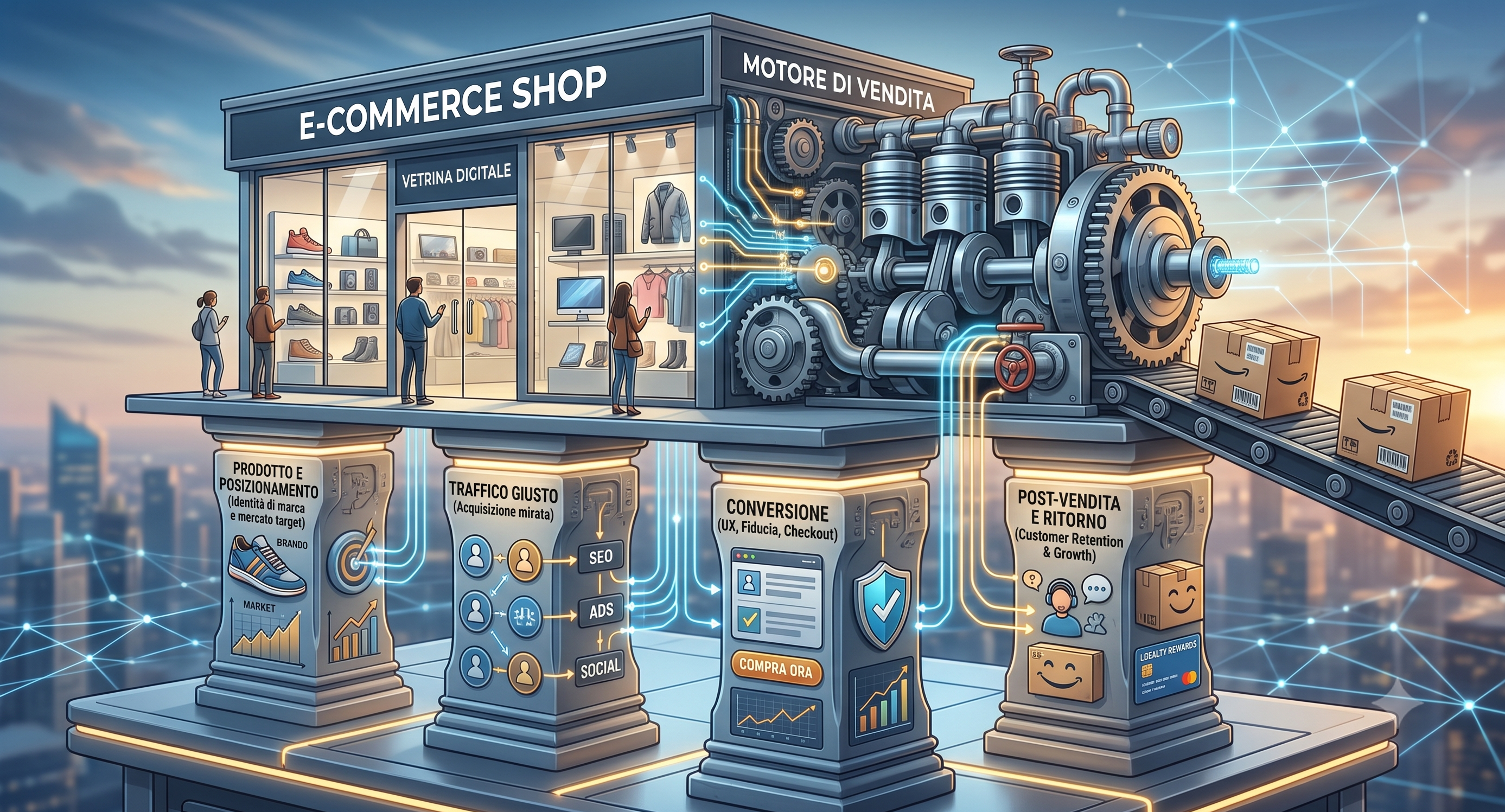 ecommerce i 4 pilastri