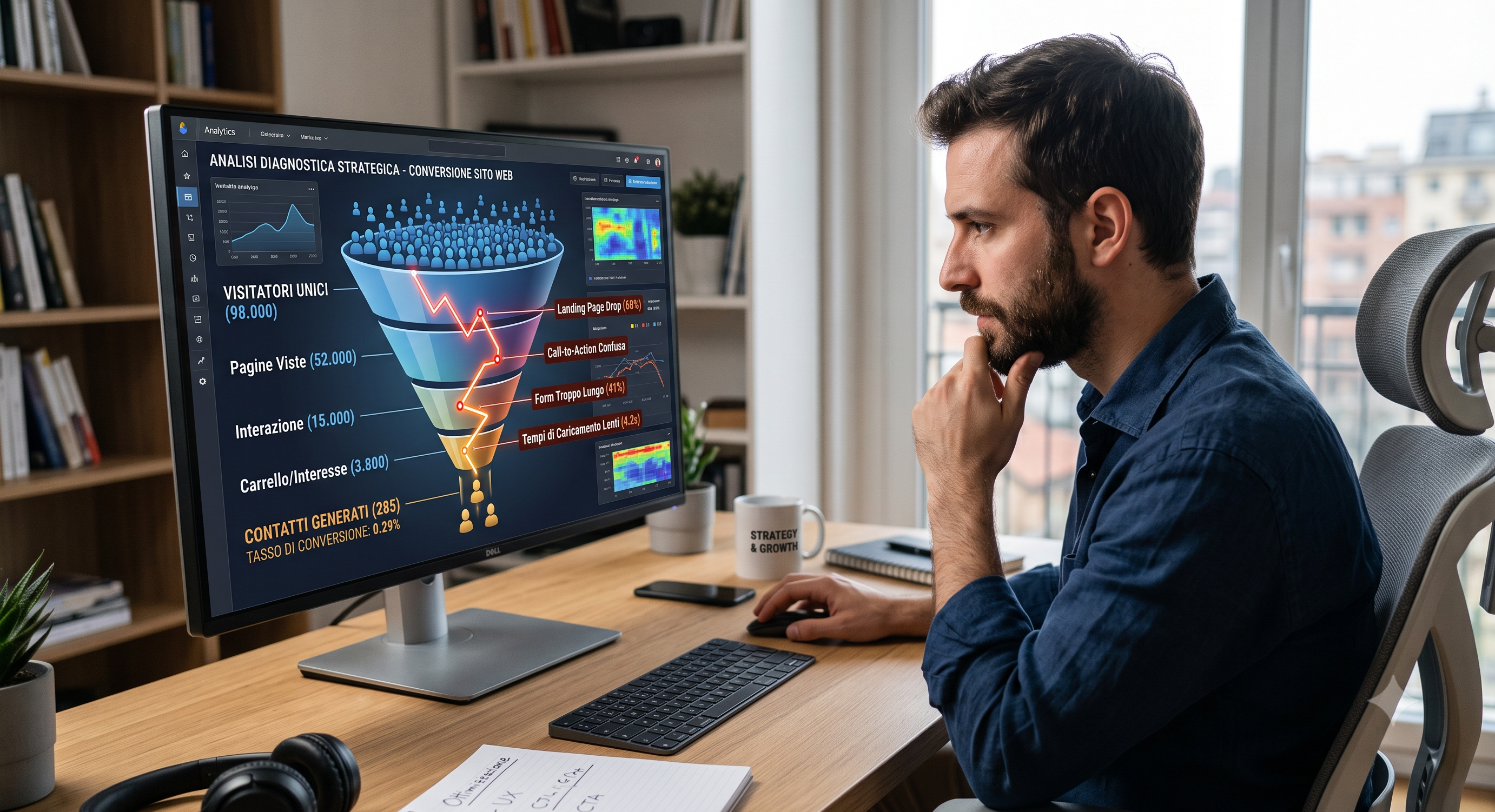 funnel sito web che non converte