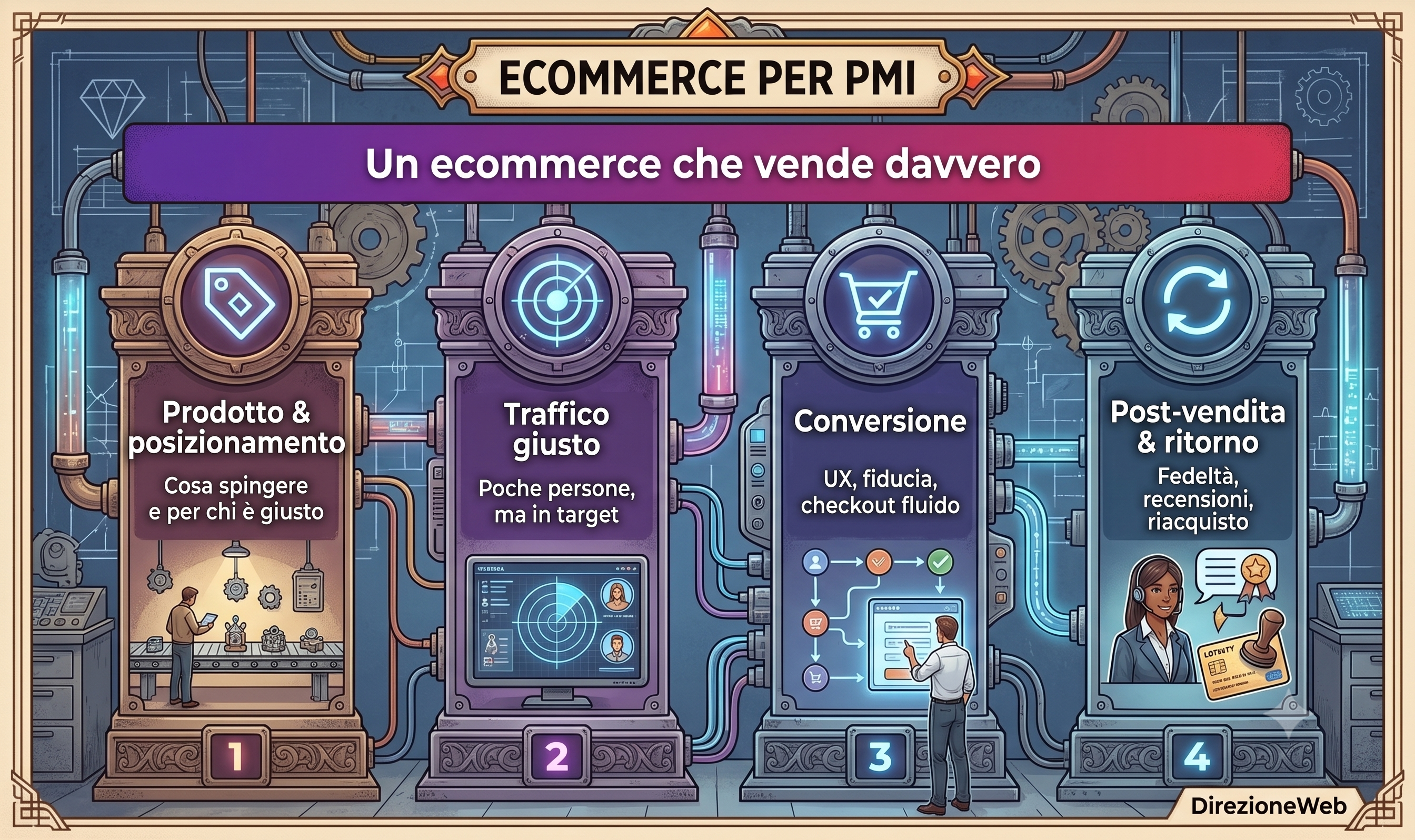 i 4 pilastri ecommerce