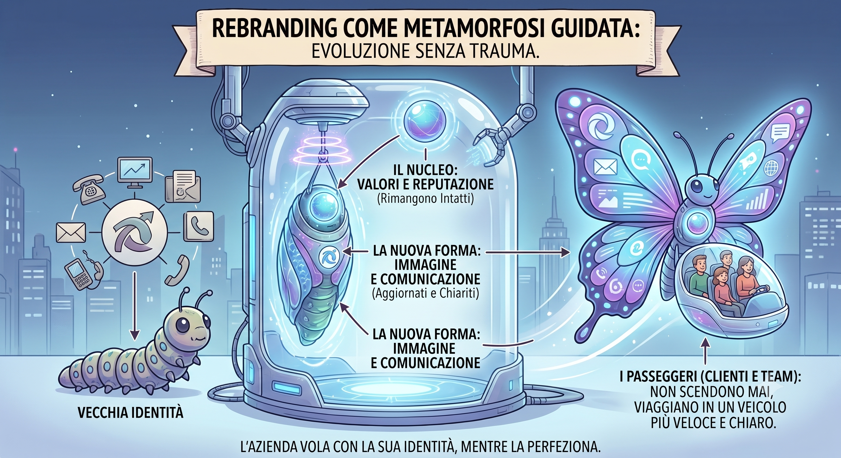 rebranding senza traumi