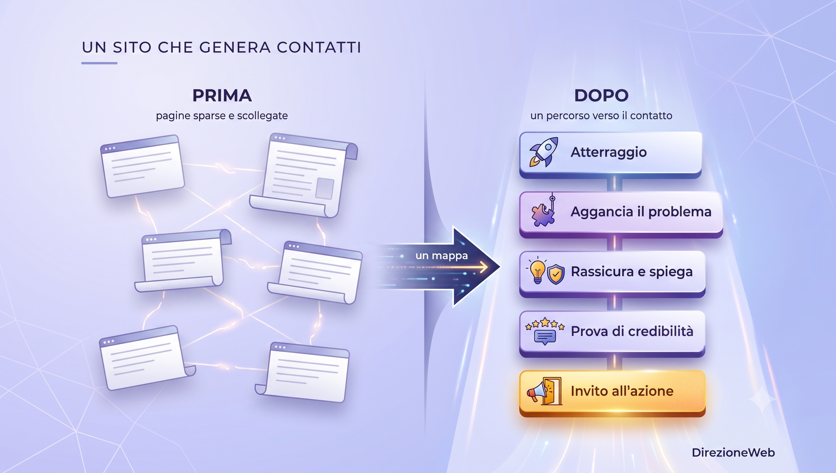 un sito che genera contatti